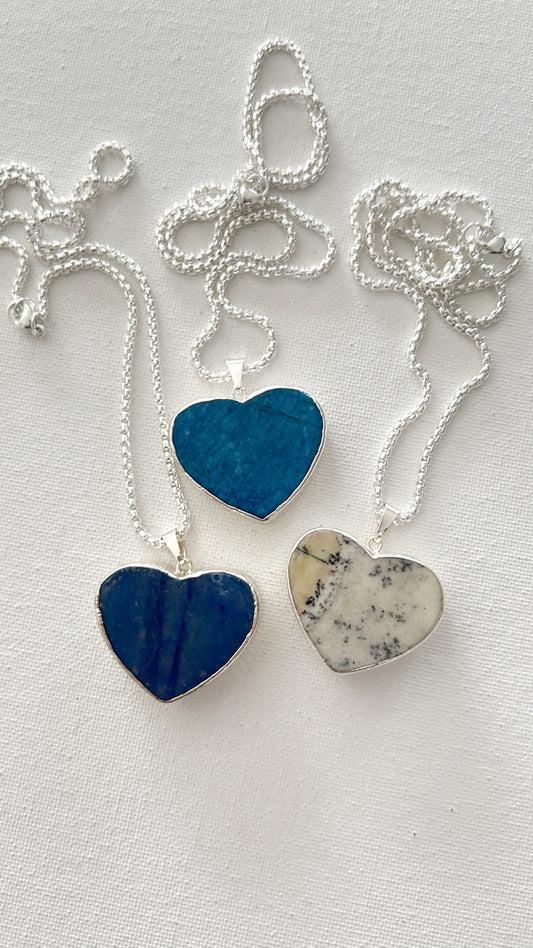 Corazones de amazonitas