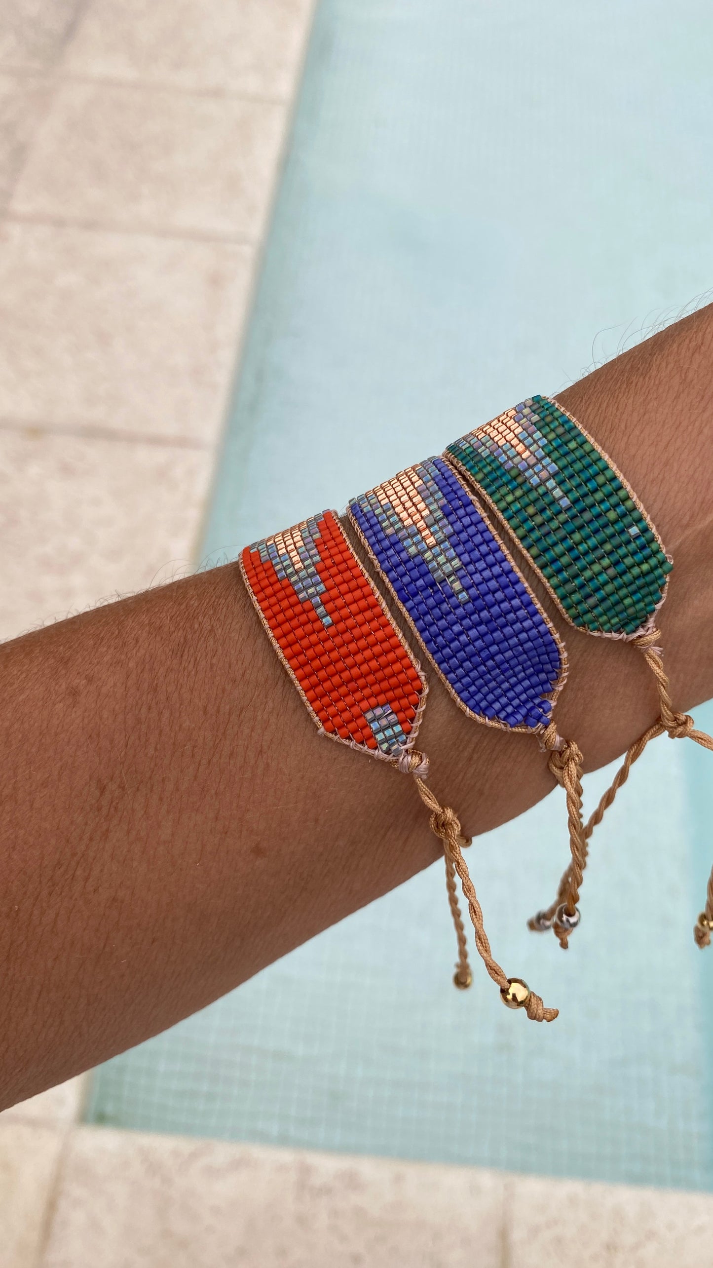 Pulseras Miyuki Bronze