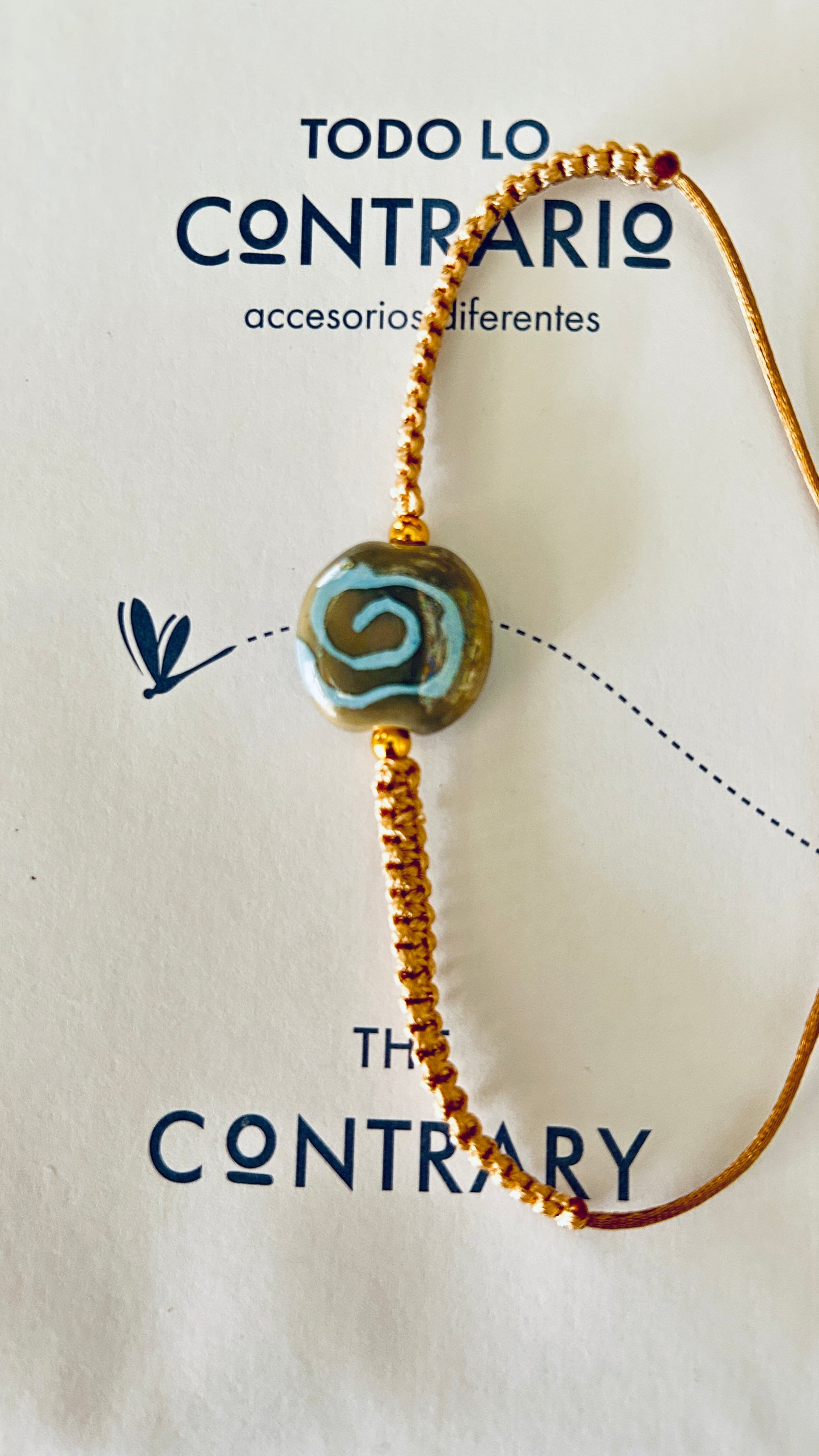 Pulseras cerámicas nudo espiral