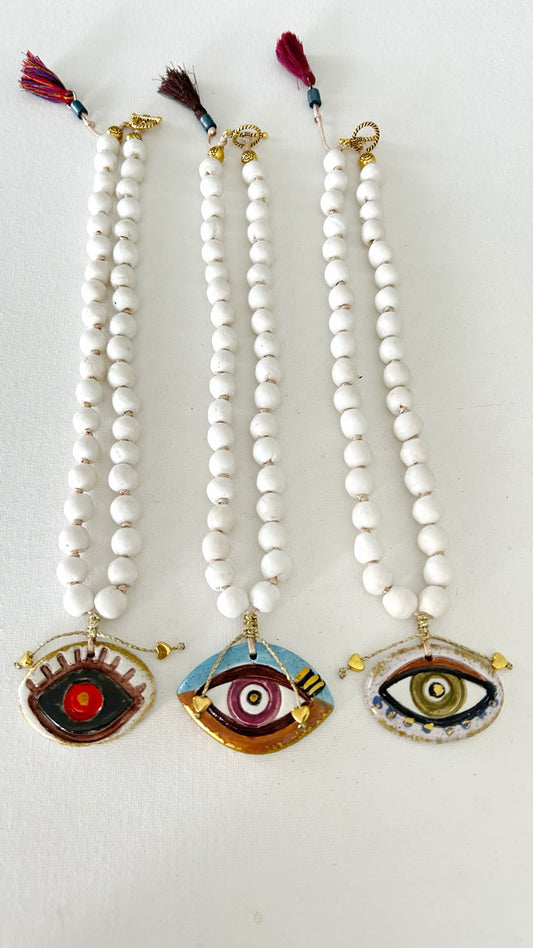 Collar corto Evil Eye