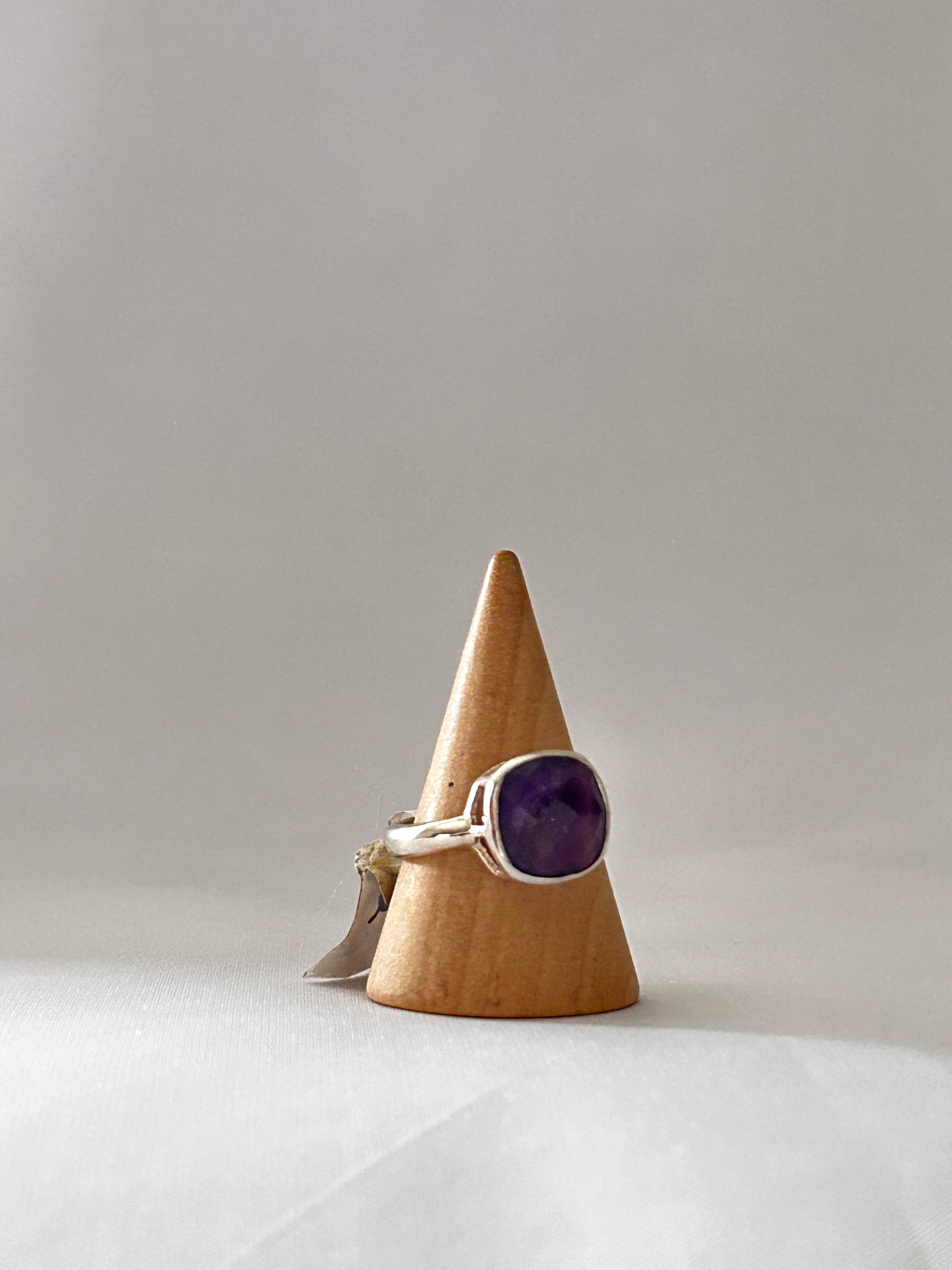 Anillo Cuadrado Amatista
