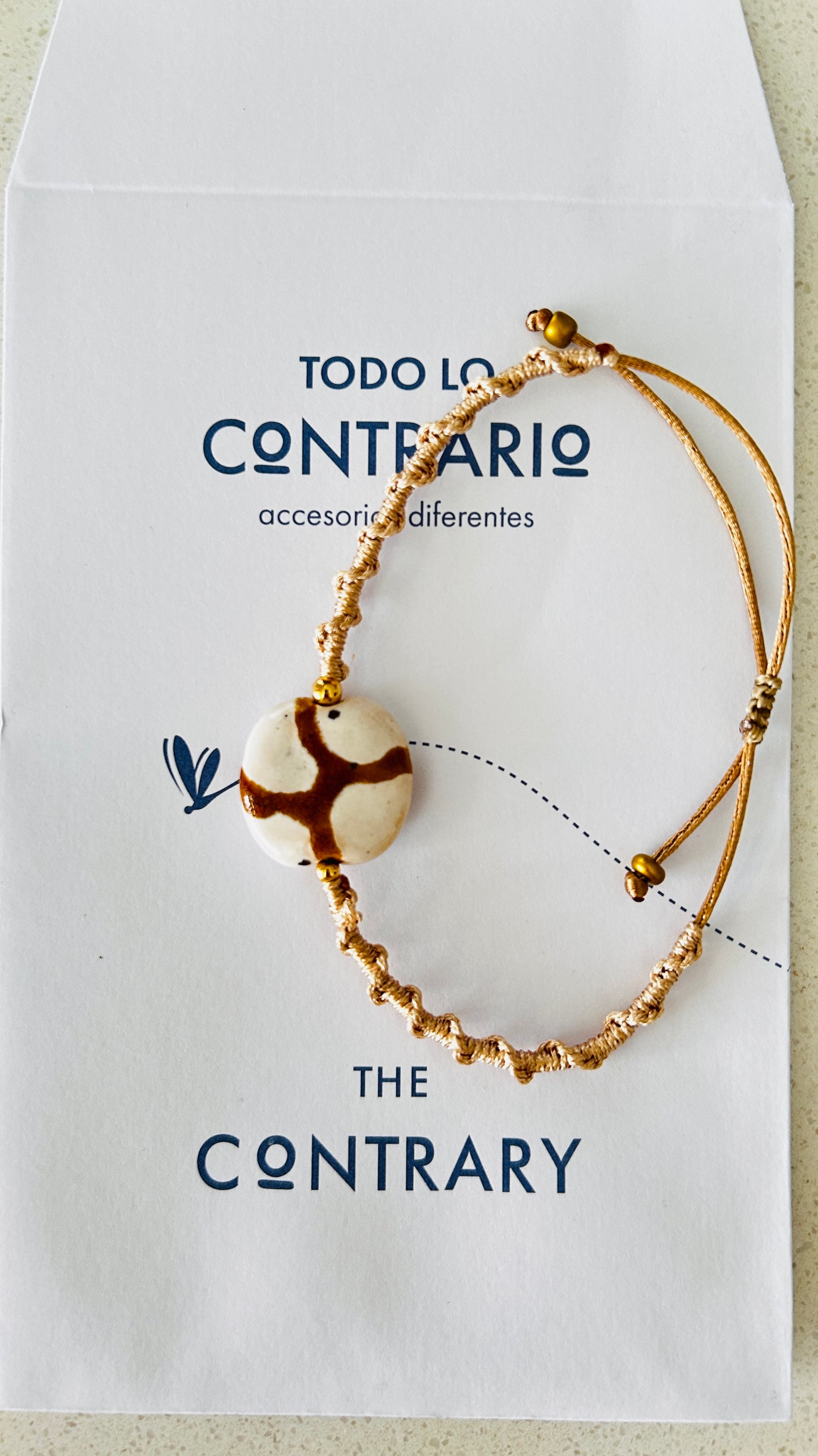 Pulseras cerámicas nudo espiral