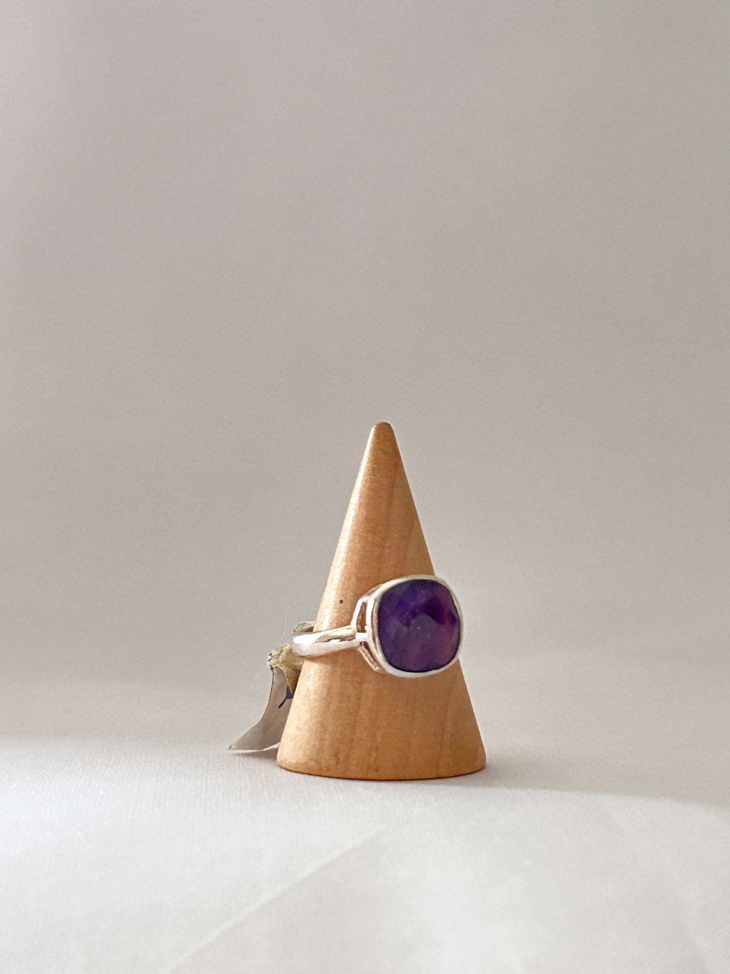Anillo Cuadrado Amatista