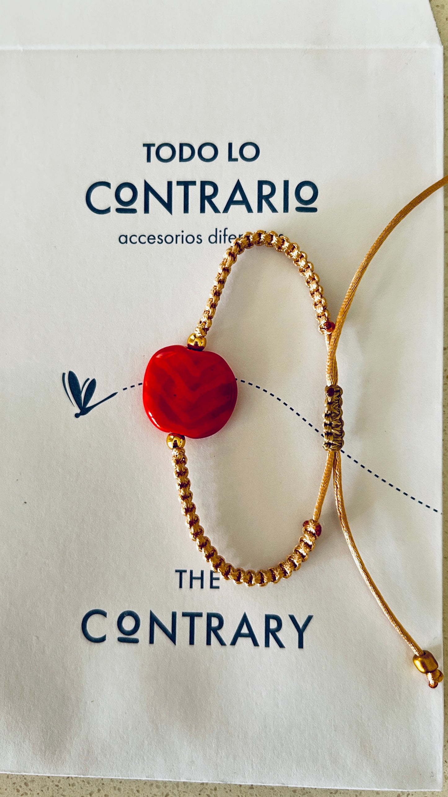 Pulseras cerámicas nudo plano