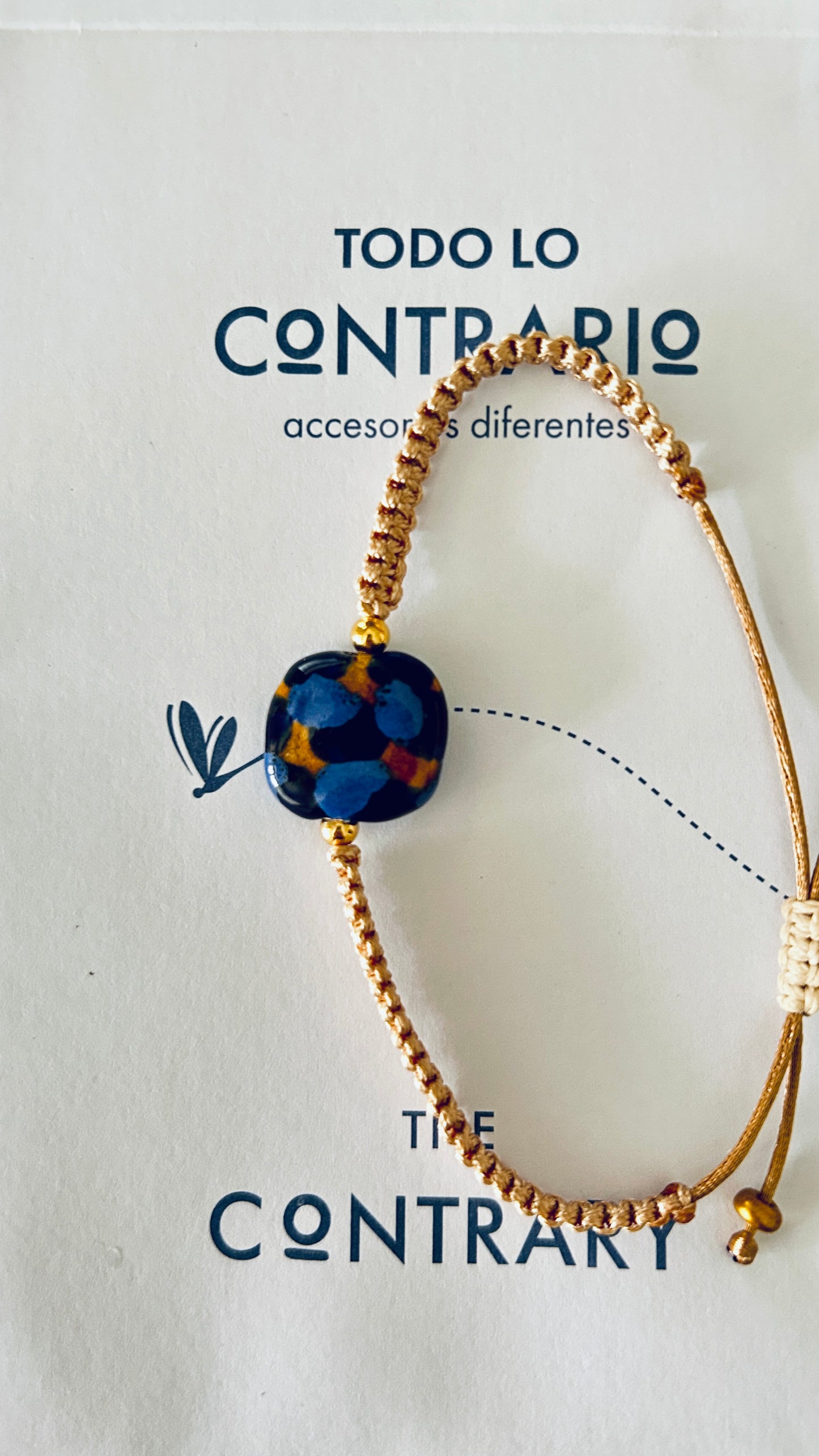 Pulseras cerámicas nudo plano