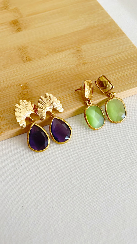 Aretes Dorados Botòn