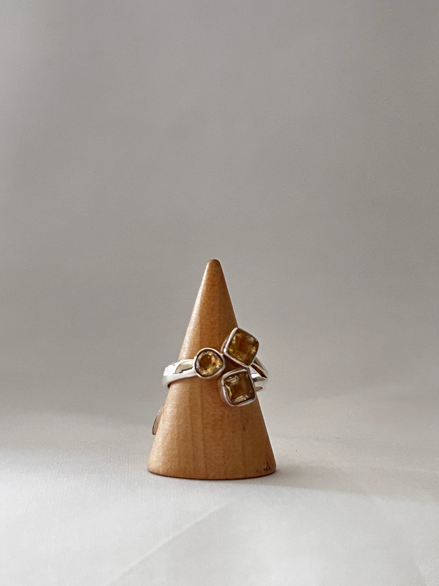 Anillo Triple Citrino