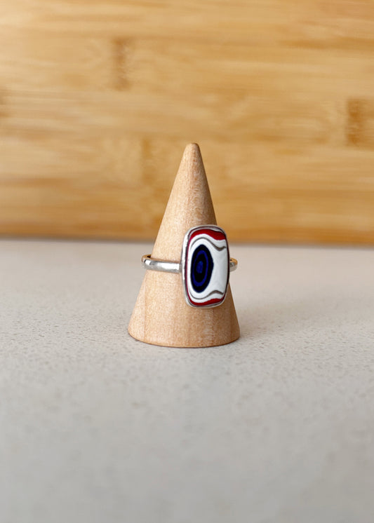 Anillo fordita rectangular