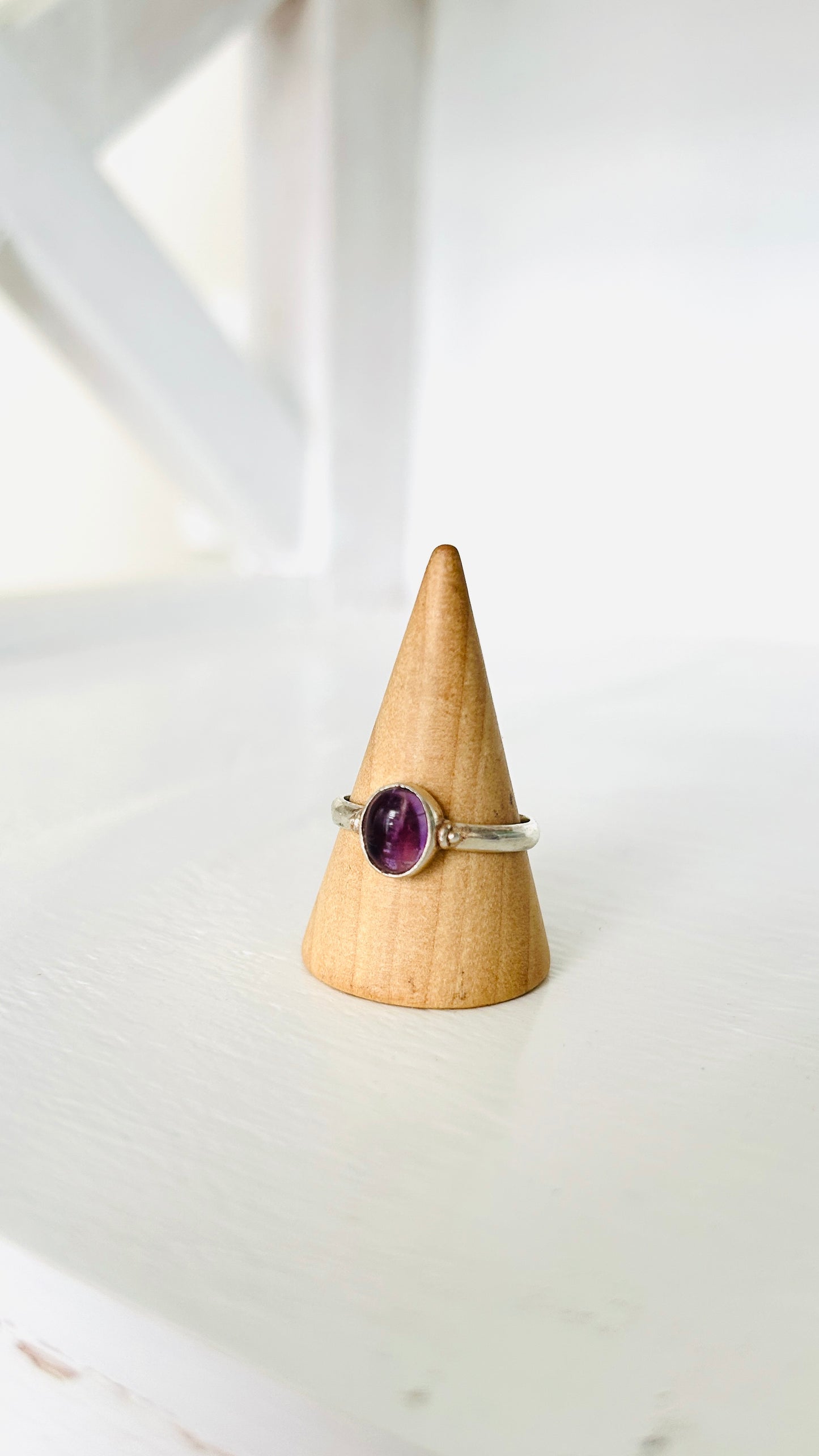 Anillo mini amatista