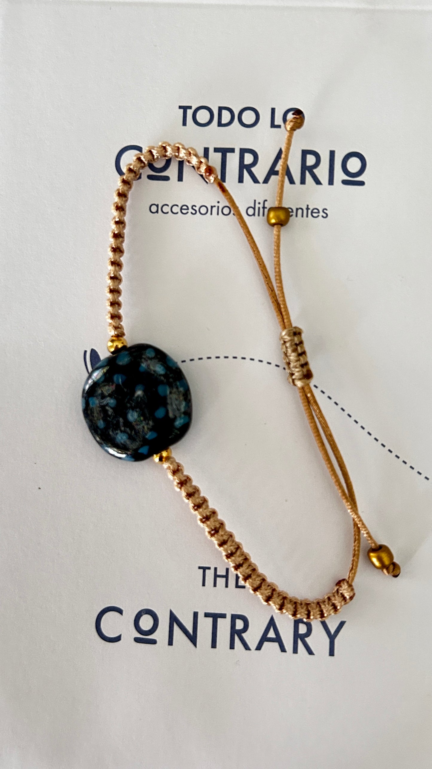 Pulseras cerámicas nudo plano