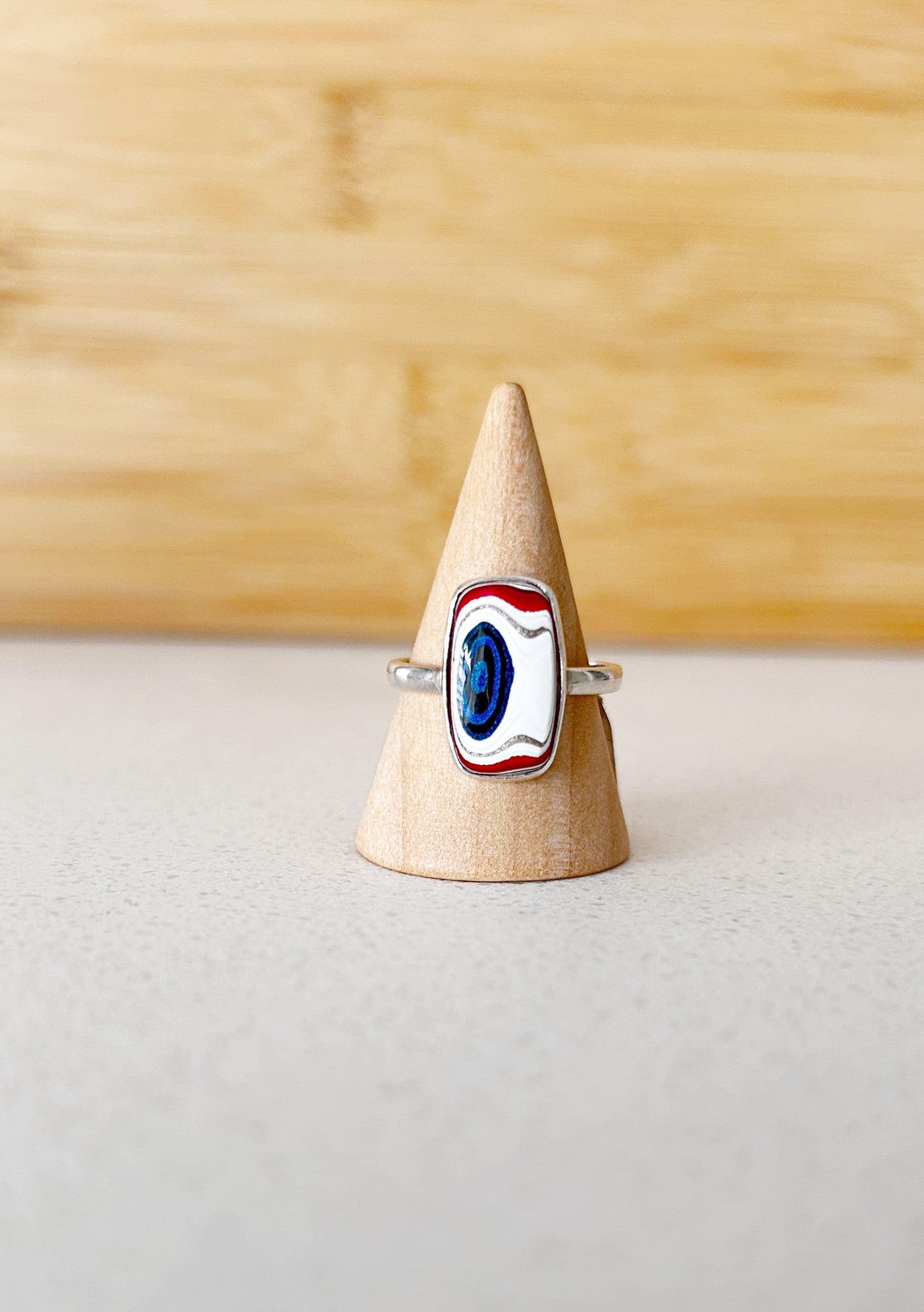 Anillo fordita rectangular