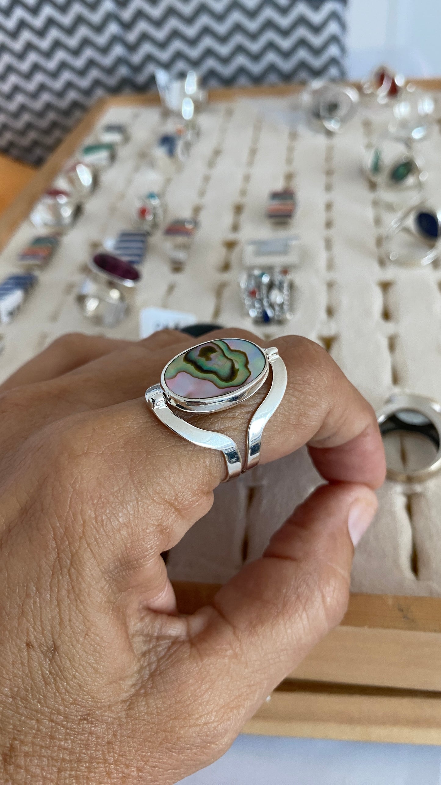 Anillo oval reversible #R03