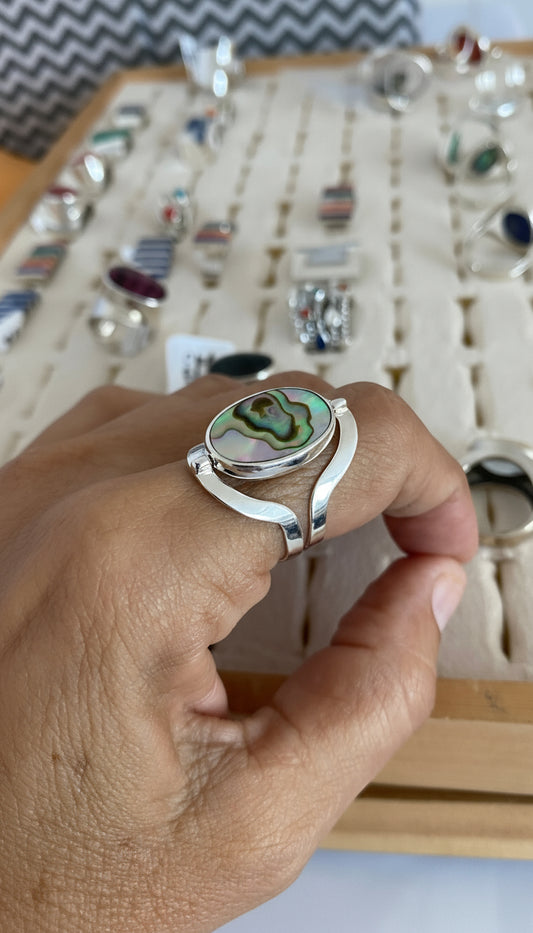 Anillo oval reversible #R03