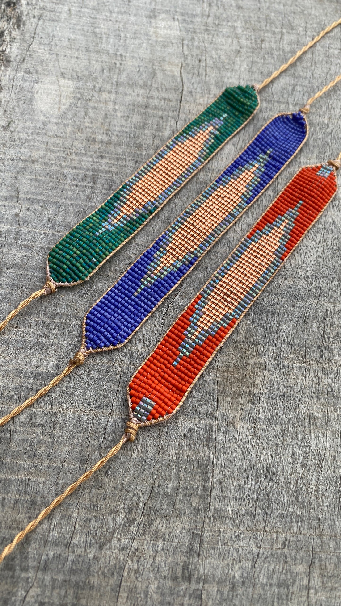 Pulseras Miyuki Bronze