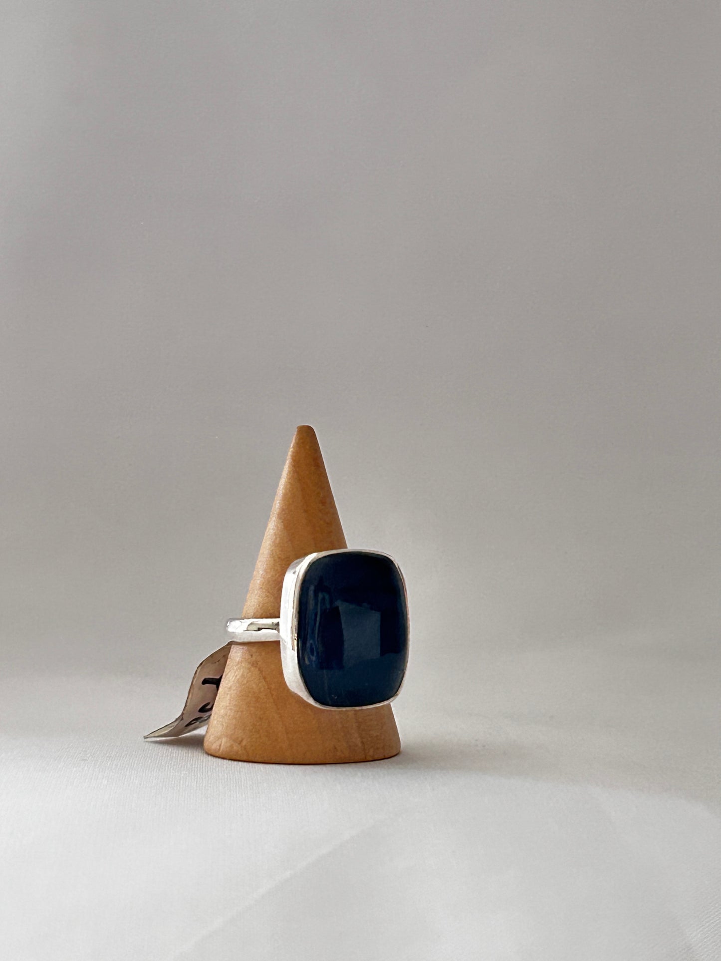 Anillo rectangular ojo de tigre