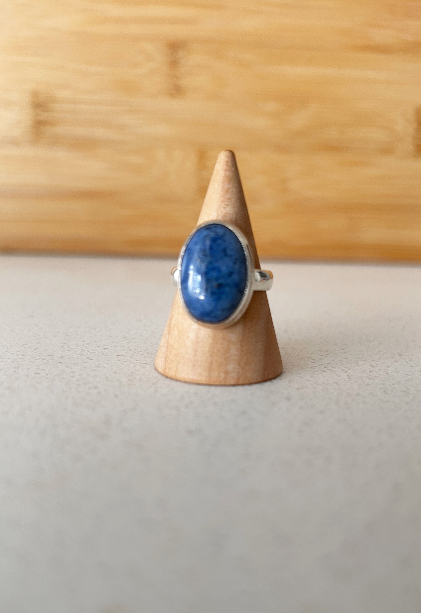 Anillo Oval Sodalita