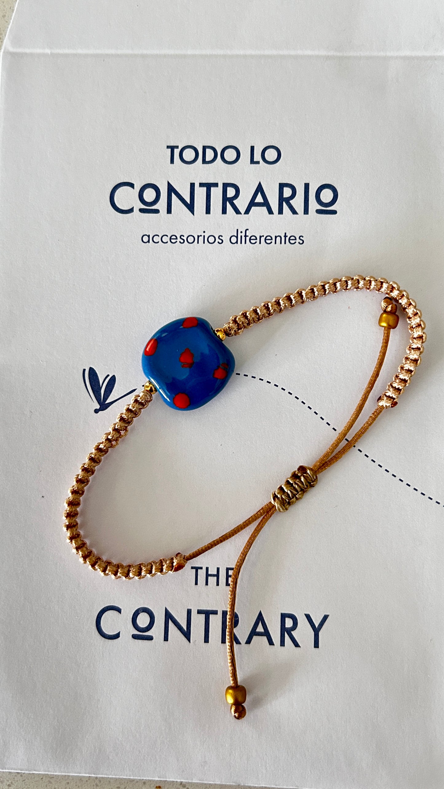 Pulseras cerámicas nudo plano