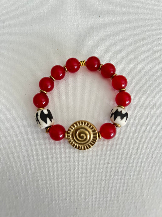 Pulsera àgatas rojas