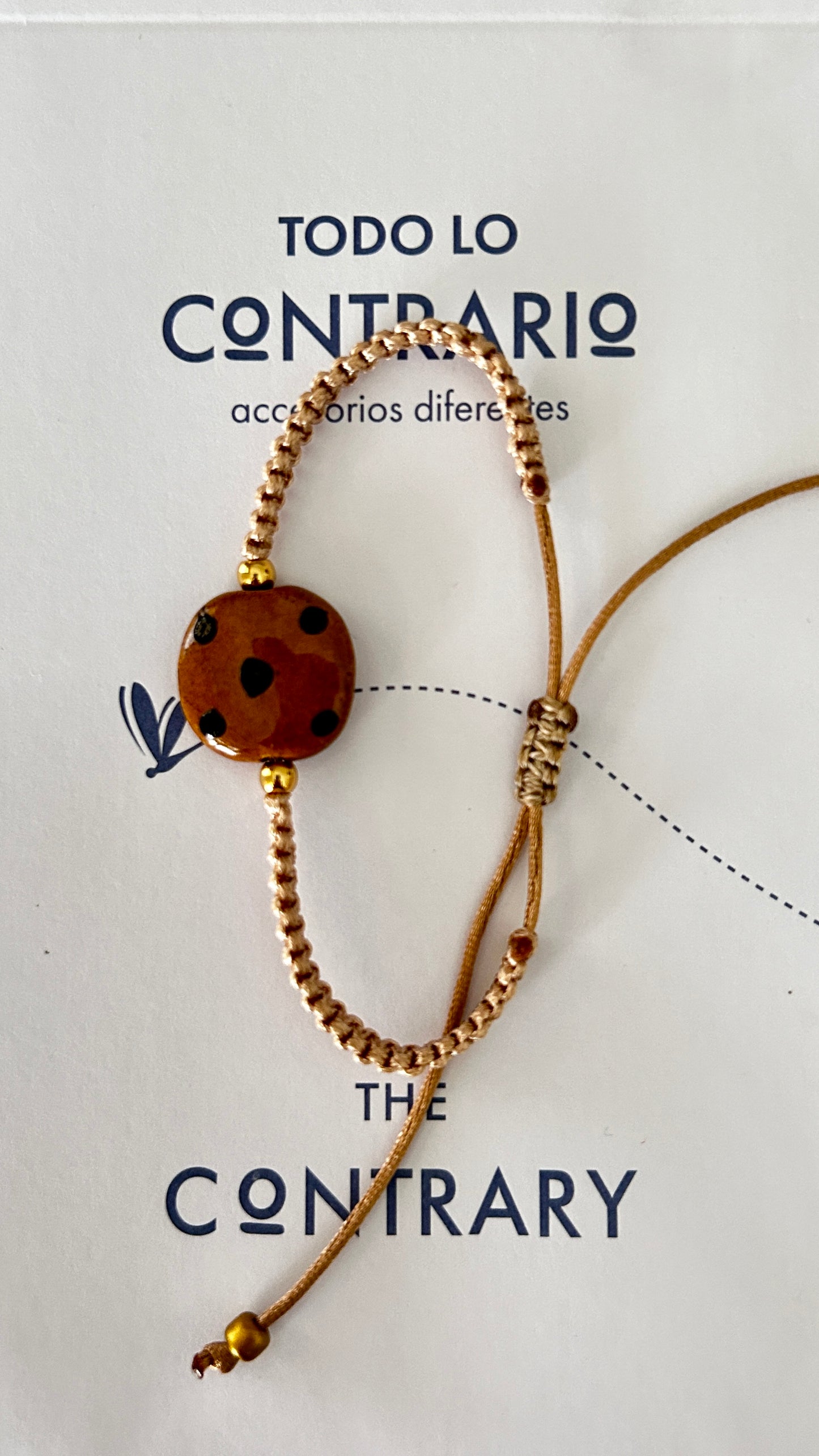 Pulseras cerámicas nudo plano