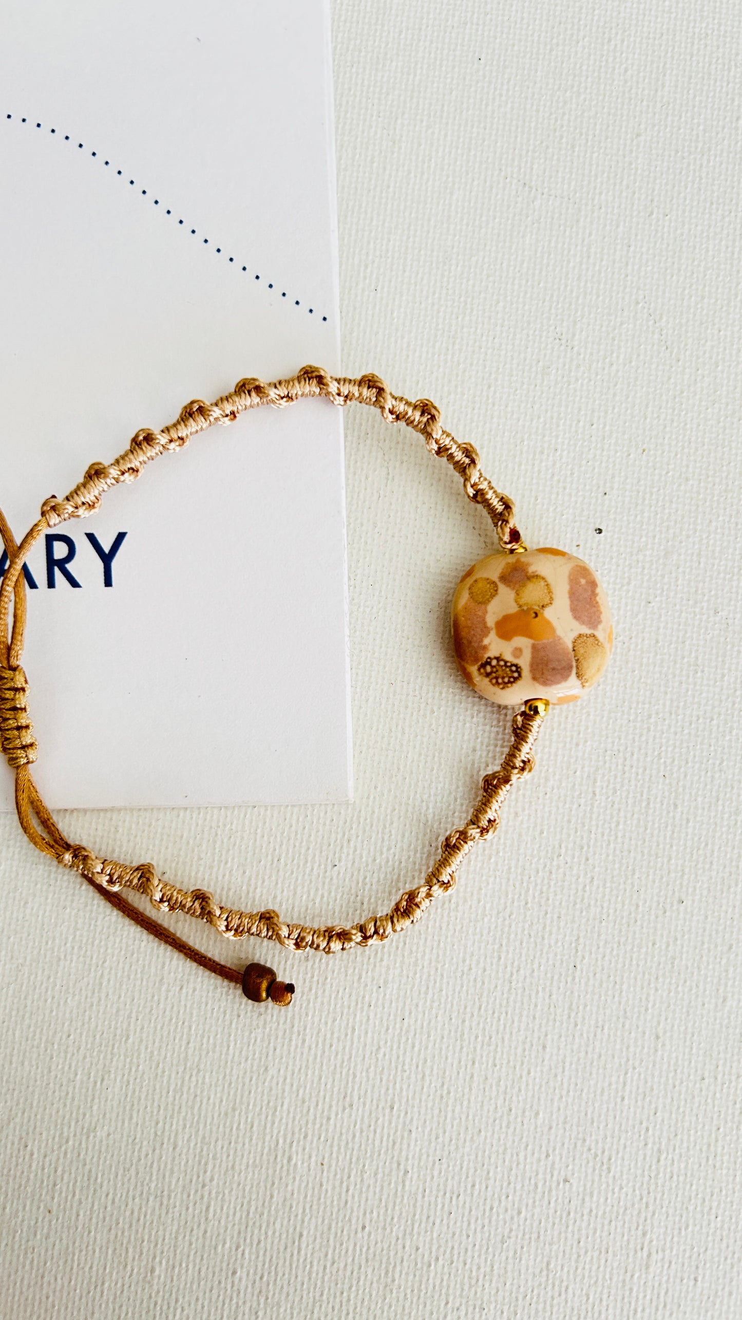 Pulseras cerámicas nudo espiral