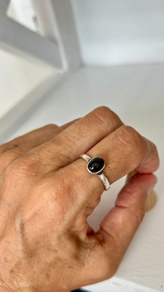 Anillo mini negro