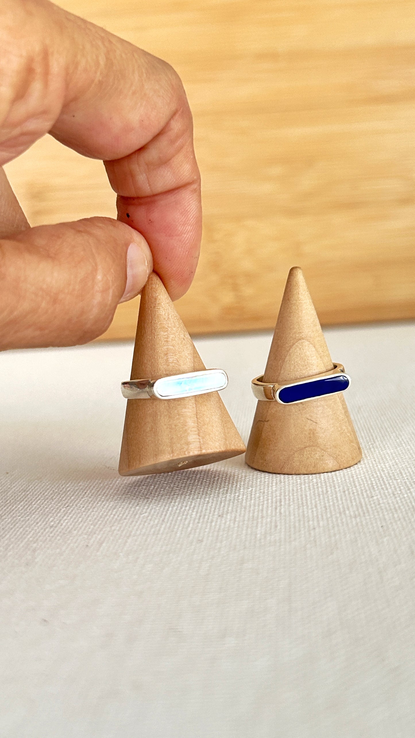 Anillo Barrita Nacar