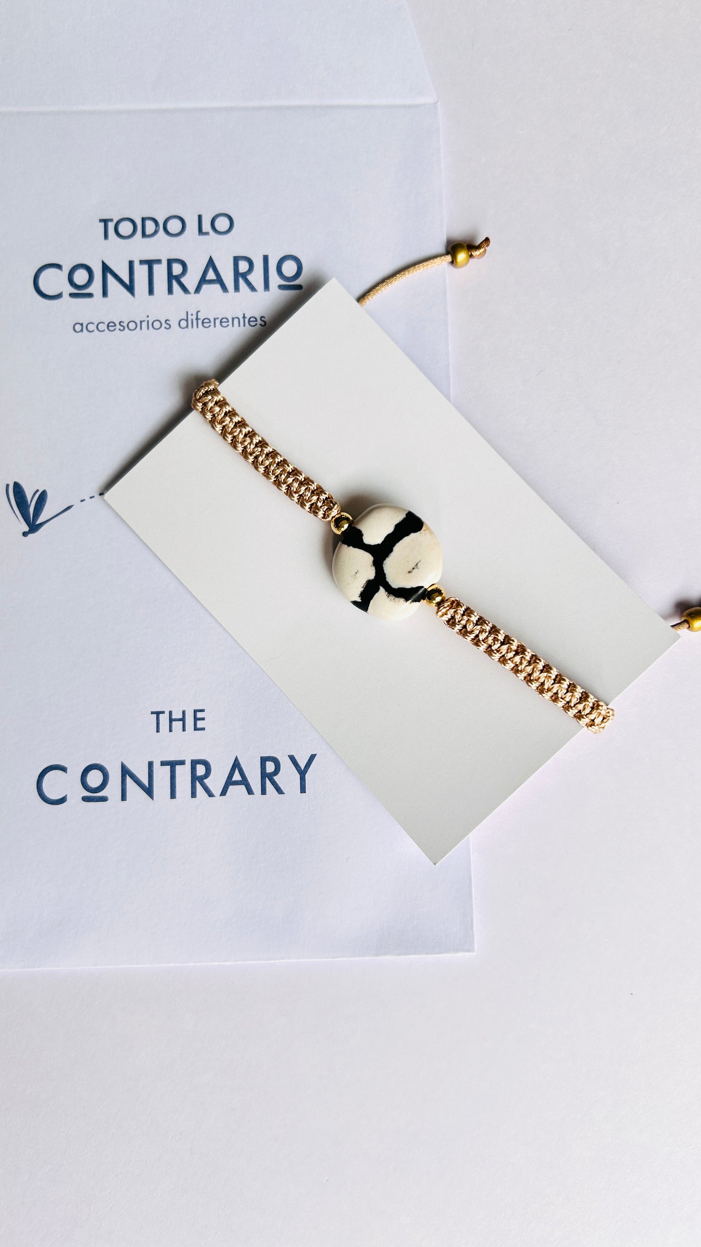 Pulseras cerámicas nudo plano