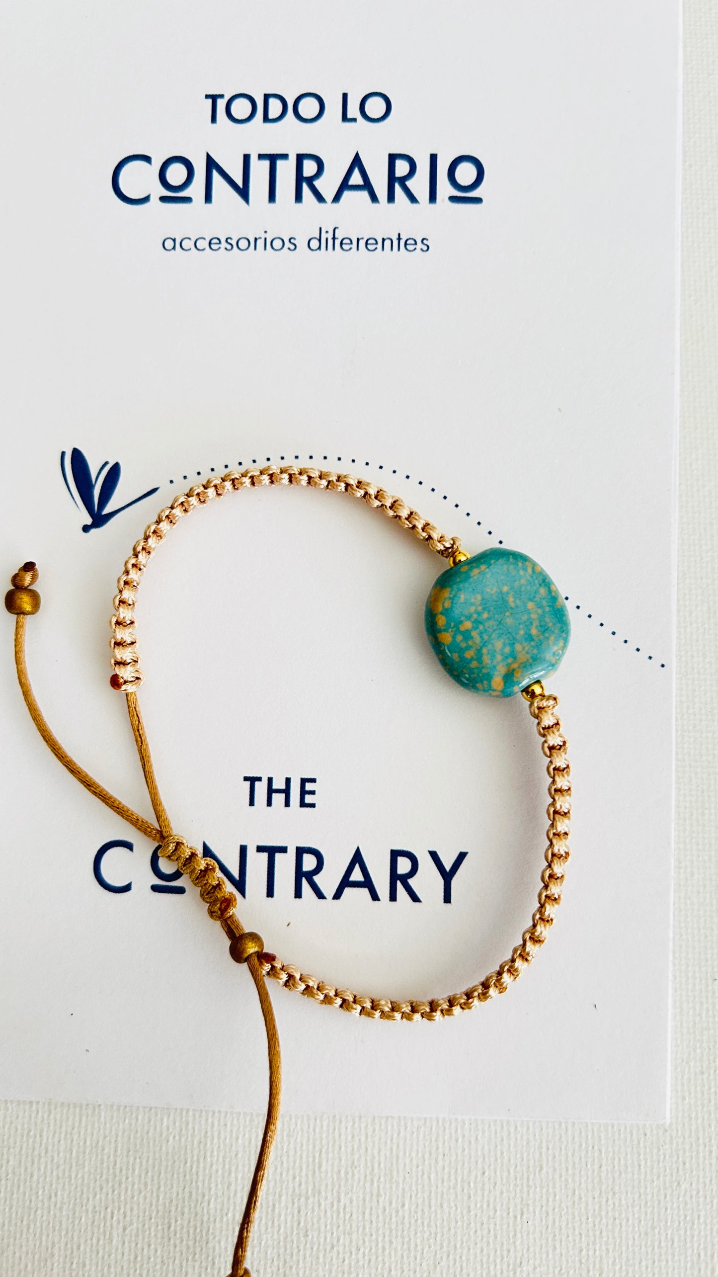 Pulseras cerámicas nudo plano