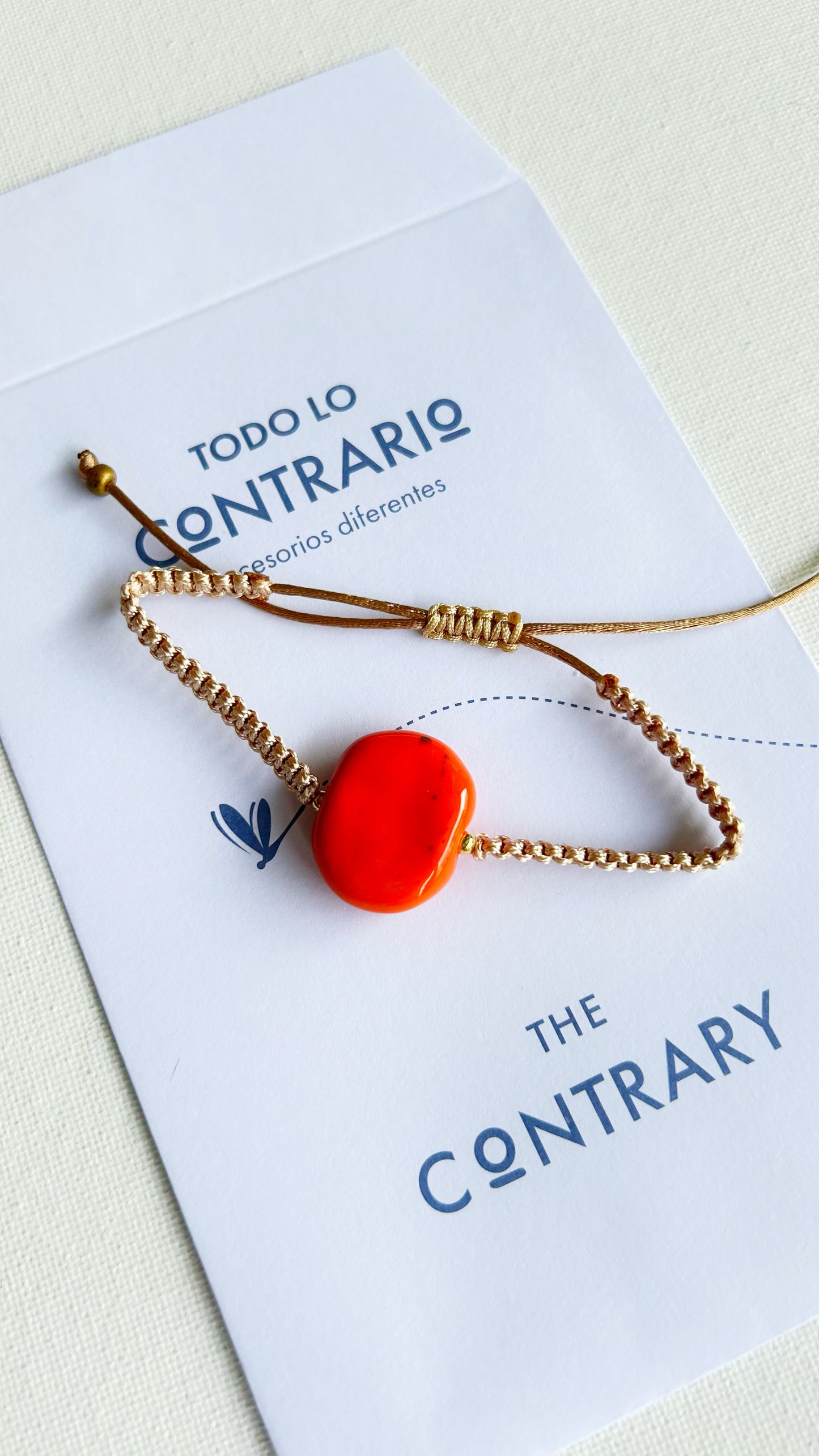 Pulseras cerámicas nudo plano