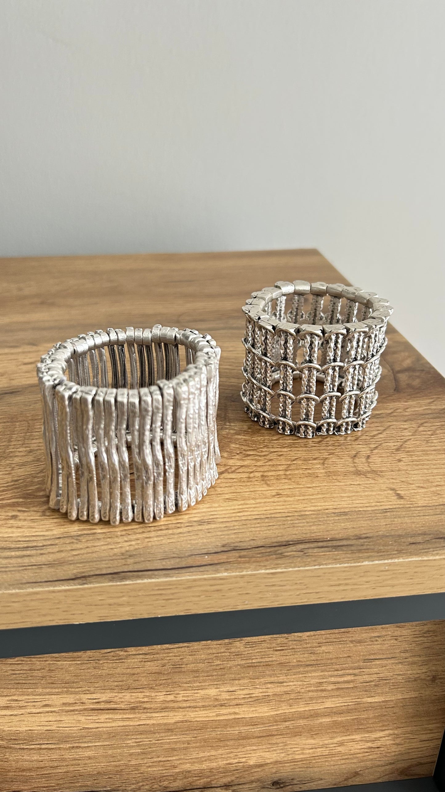 Brazaletes Zamak Plateados (Maxi)