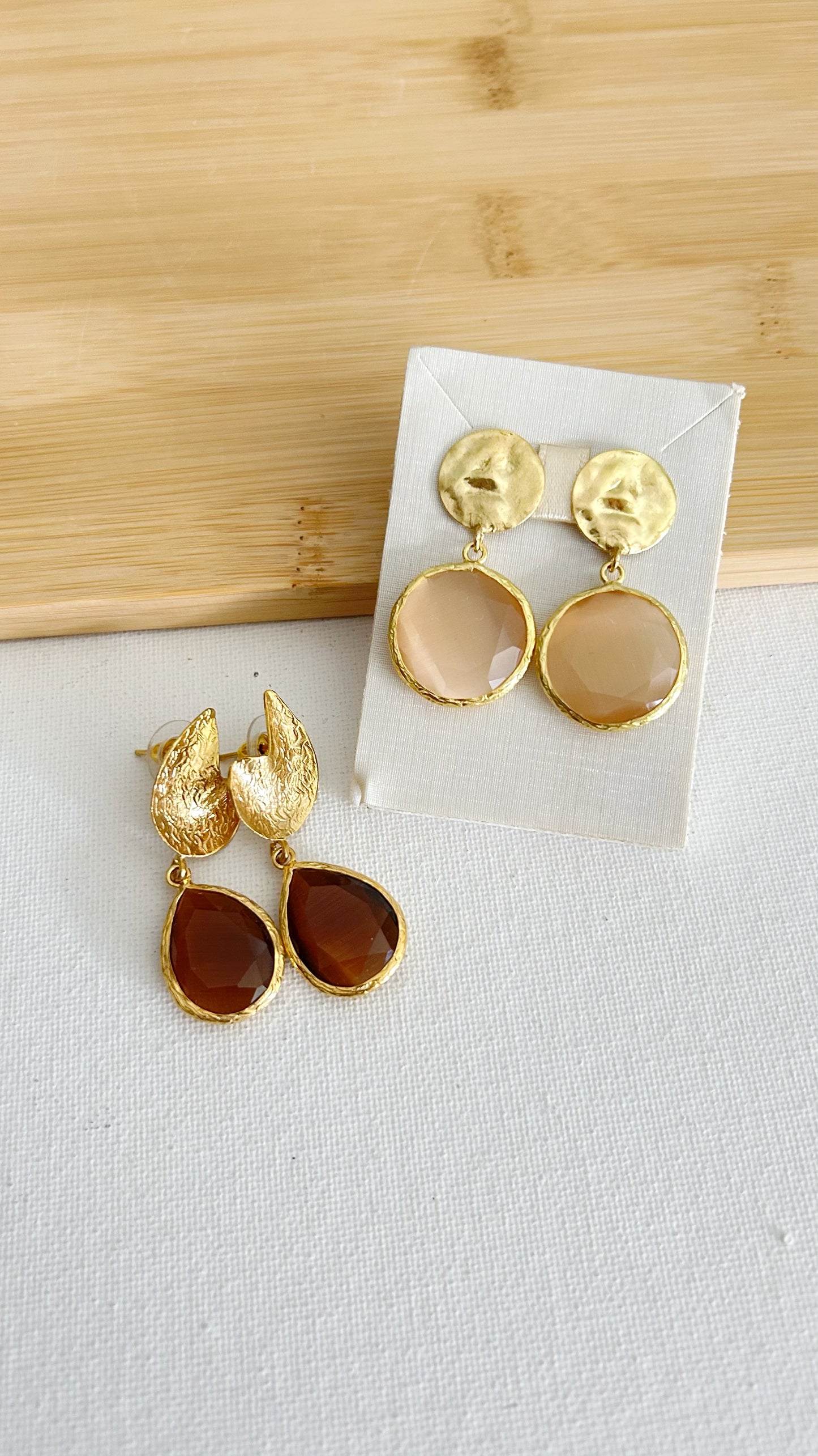Aretes Dorados Botòn