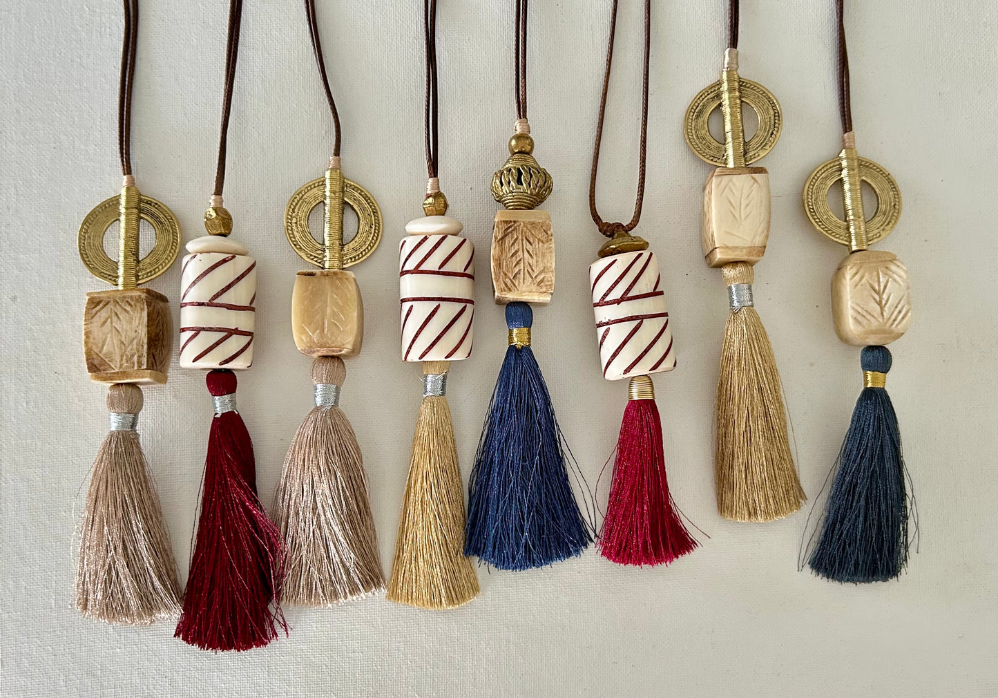 Collar tassel de seda