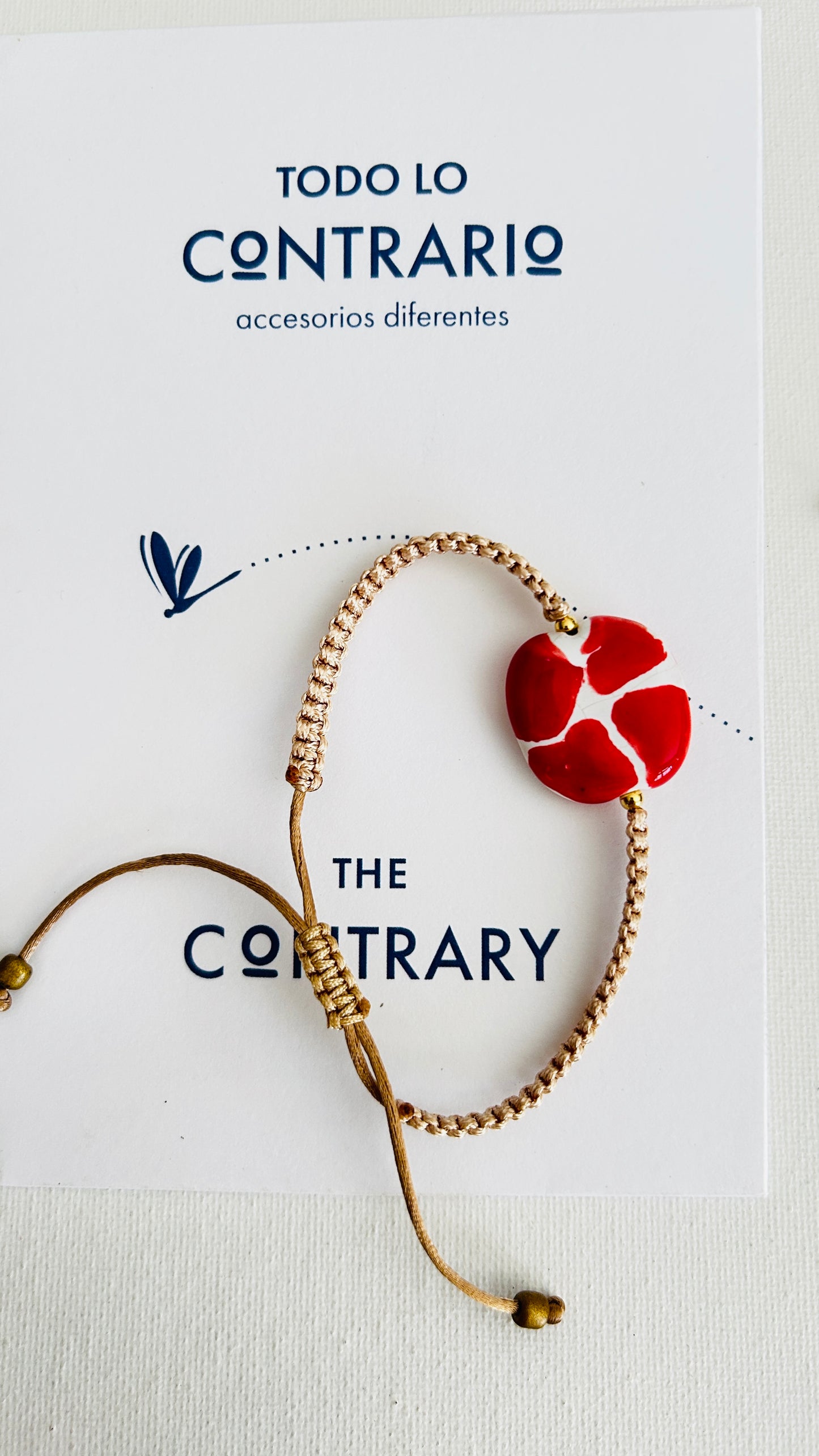 Pulseras cerámicas nudo plano