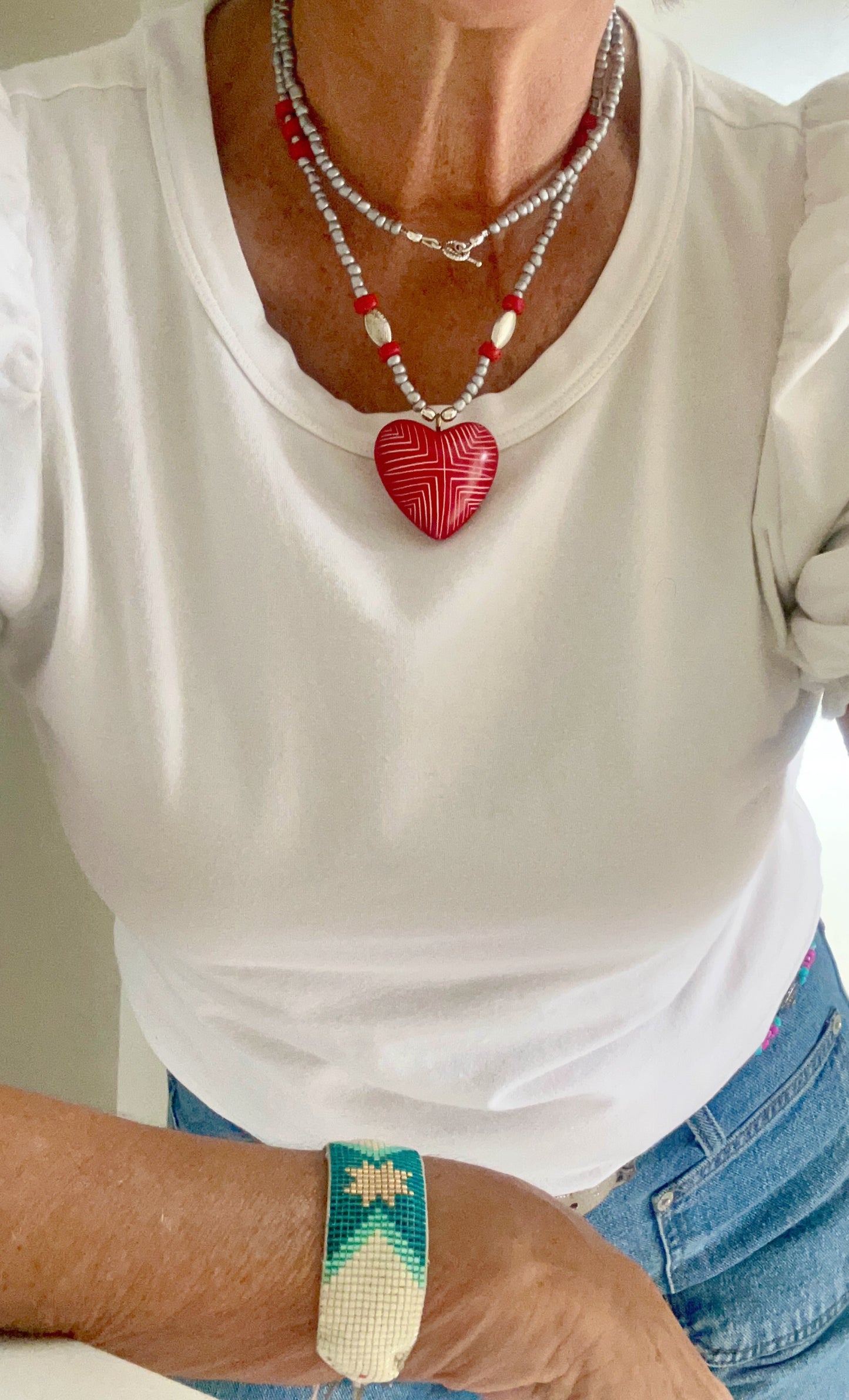 Soapstone necklaces