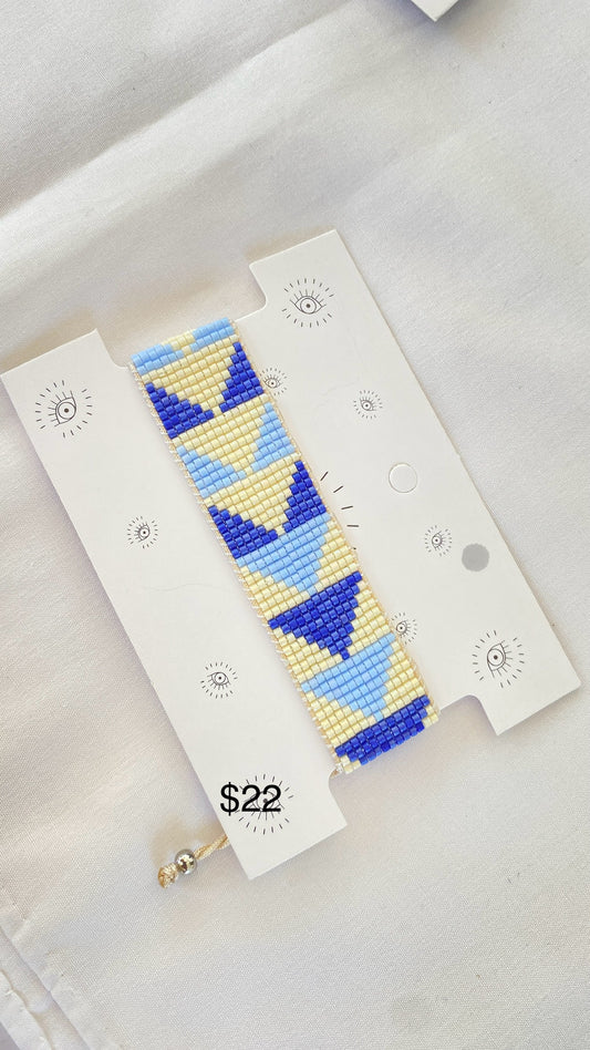 Pulseras Miyuki flechas