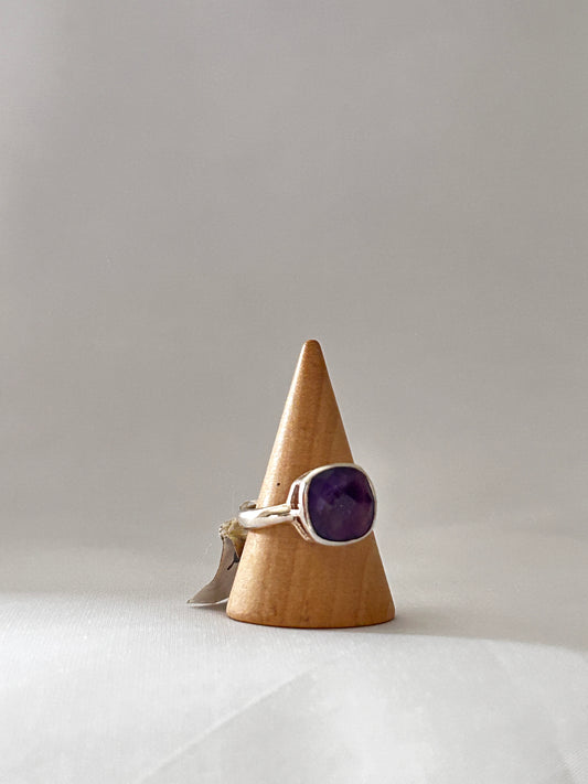 Anillo Cuadrado Amatista