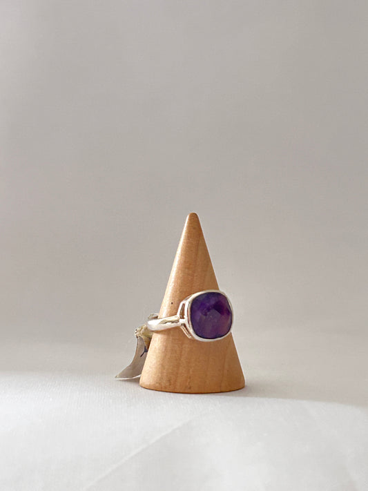 Anillo Cuadrado Amatista