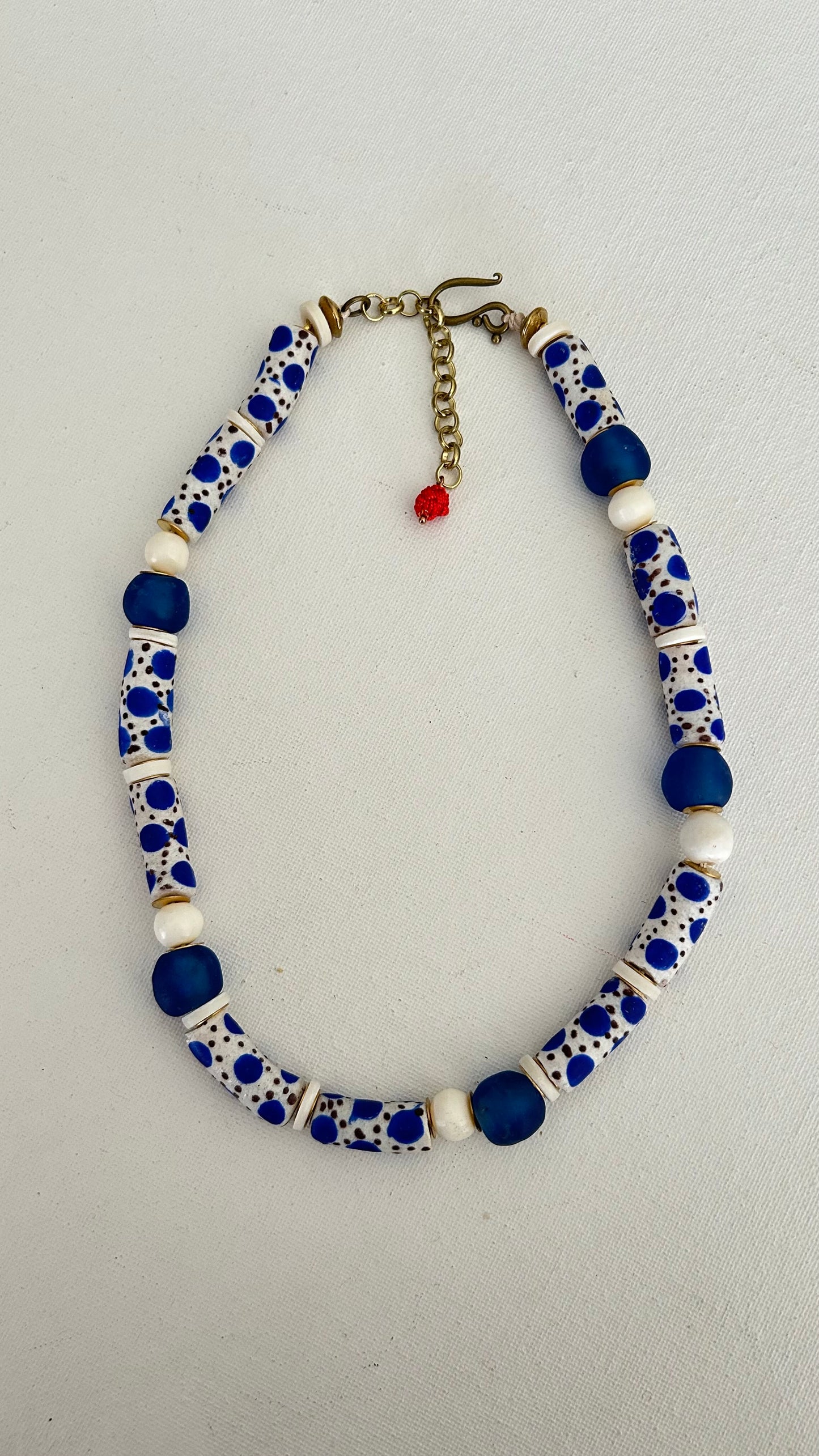 Collar Krobo Azul