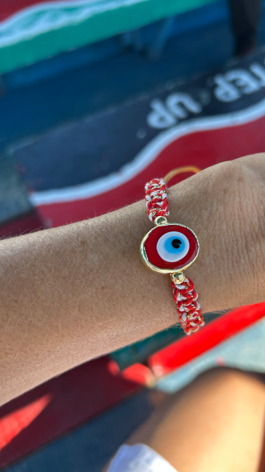 Pulseras evil eye anchas