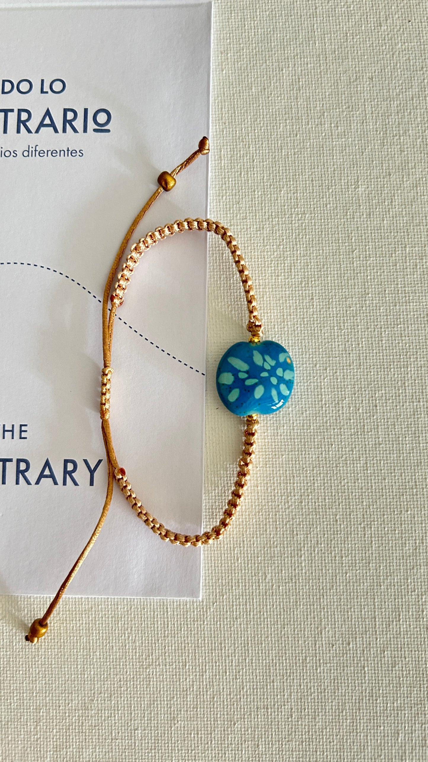 Pulseras cerámicas nudo plano