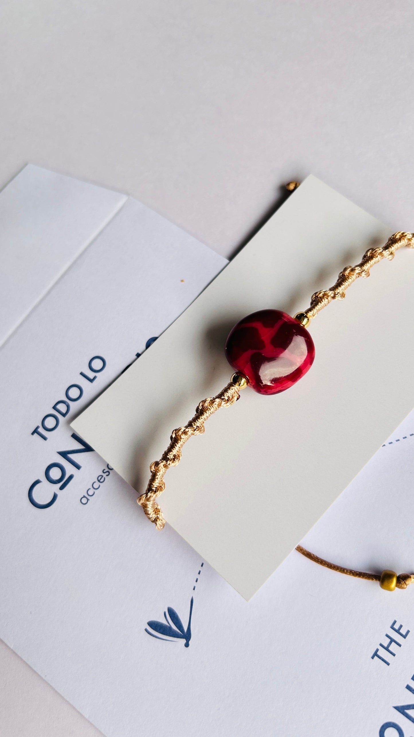 Pulseras cerámicas nudo espiral