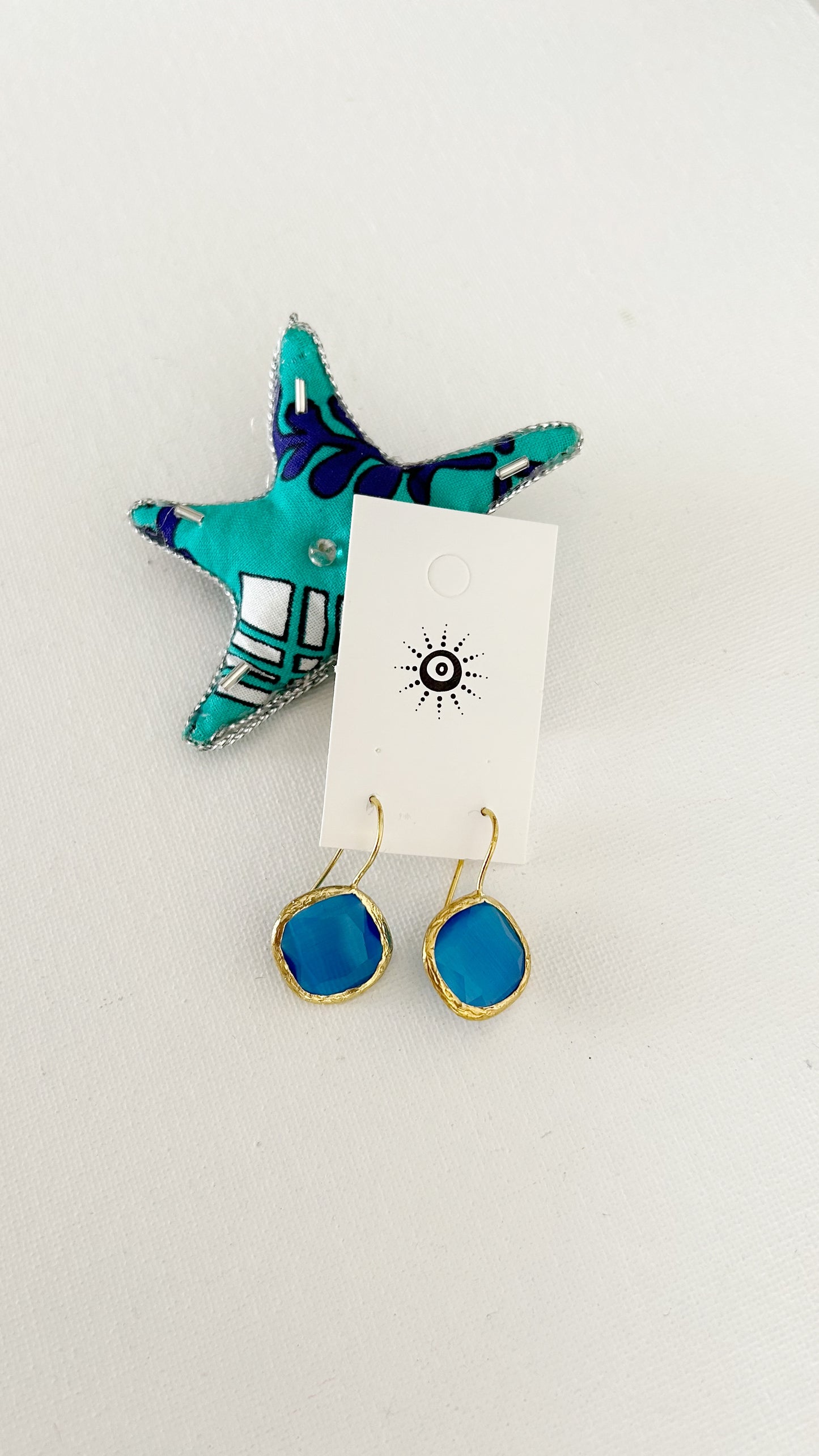 Aretes Dorados Candelabro cortos
