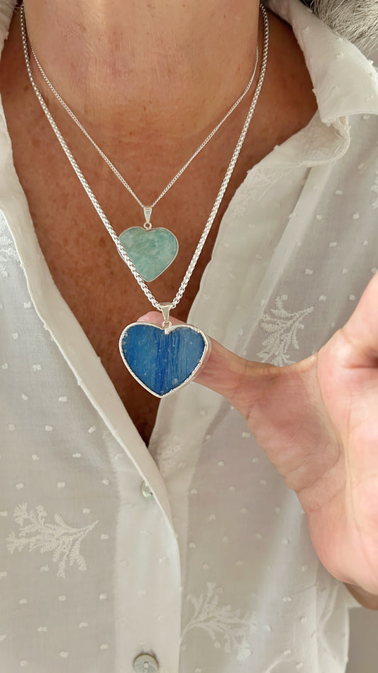Corazones de amazonitas