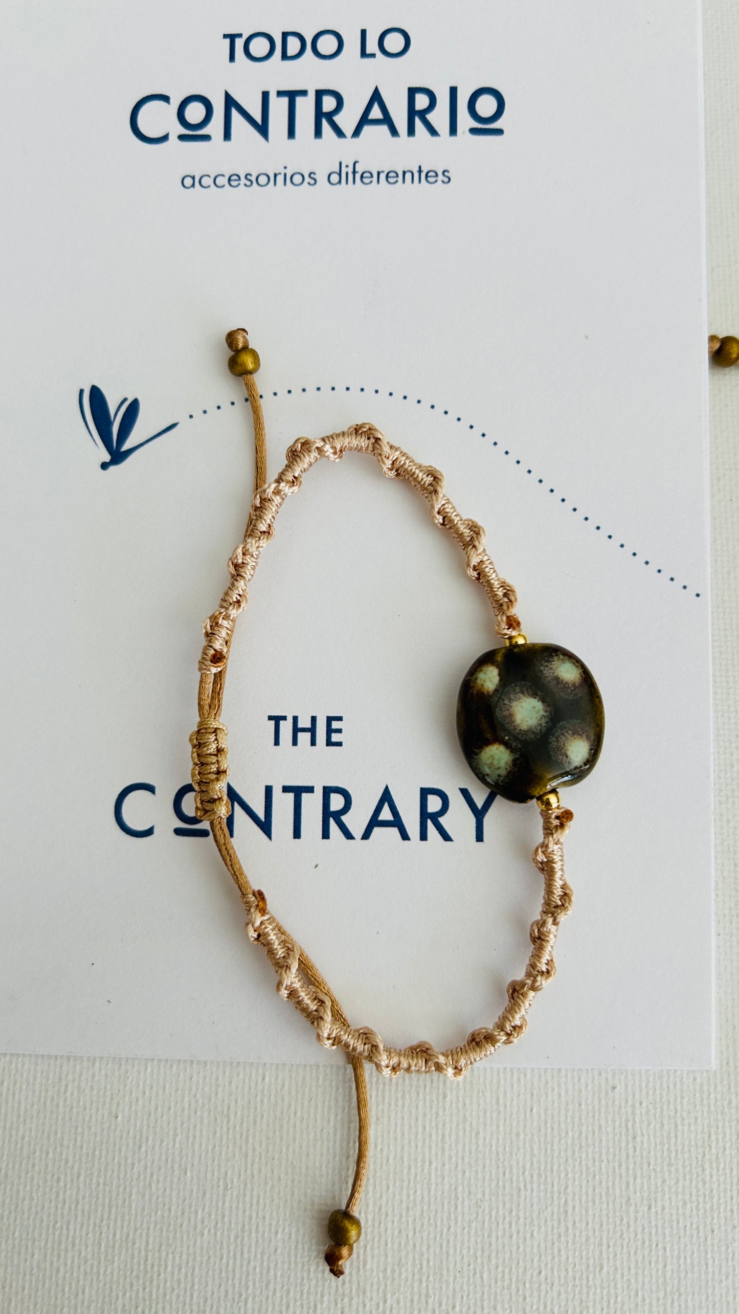 Pulseras cerámicas nudo espiral