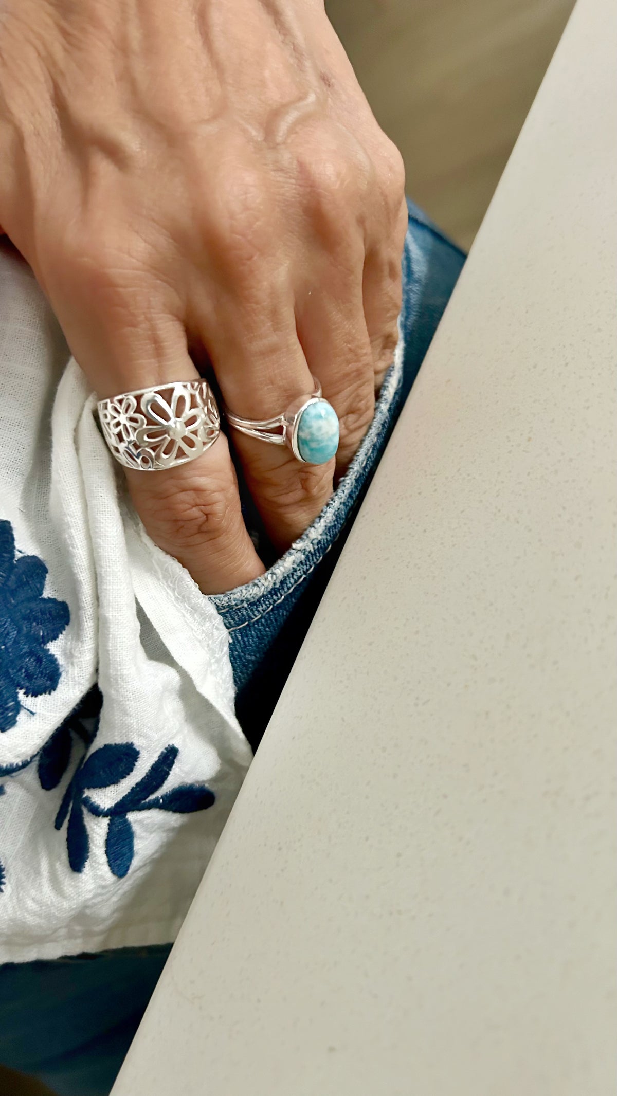 Anillo Flor Calada