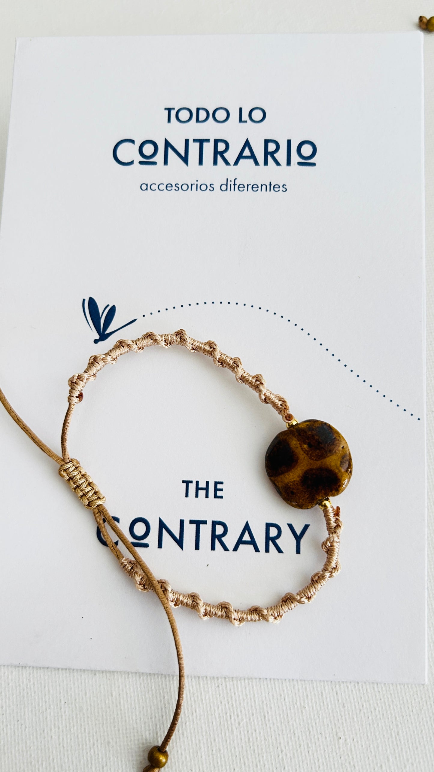 Pulseras cerámicas nudo espiral