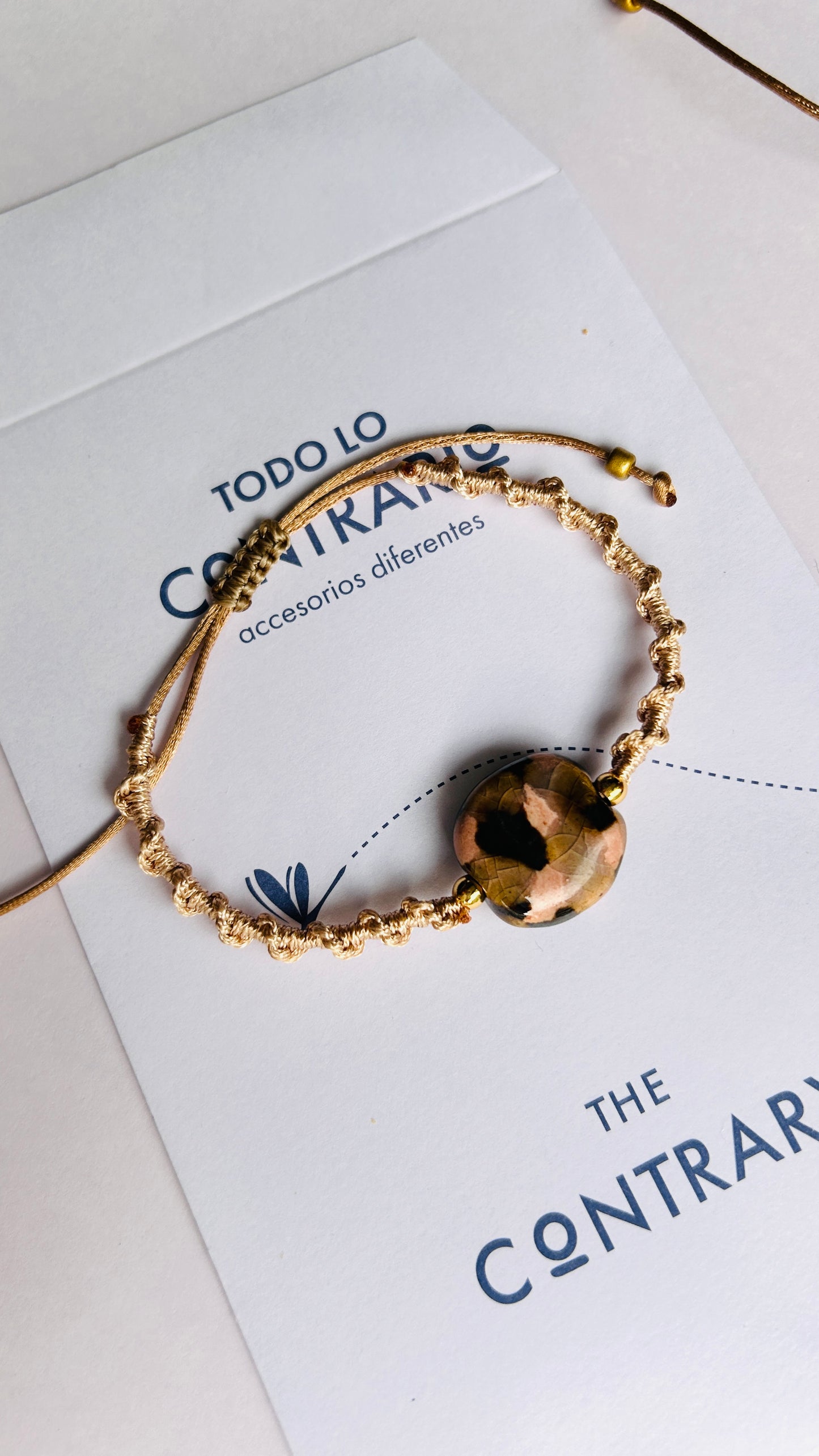 Pulseras cerámicas nudo espiral