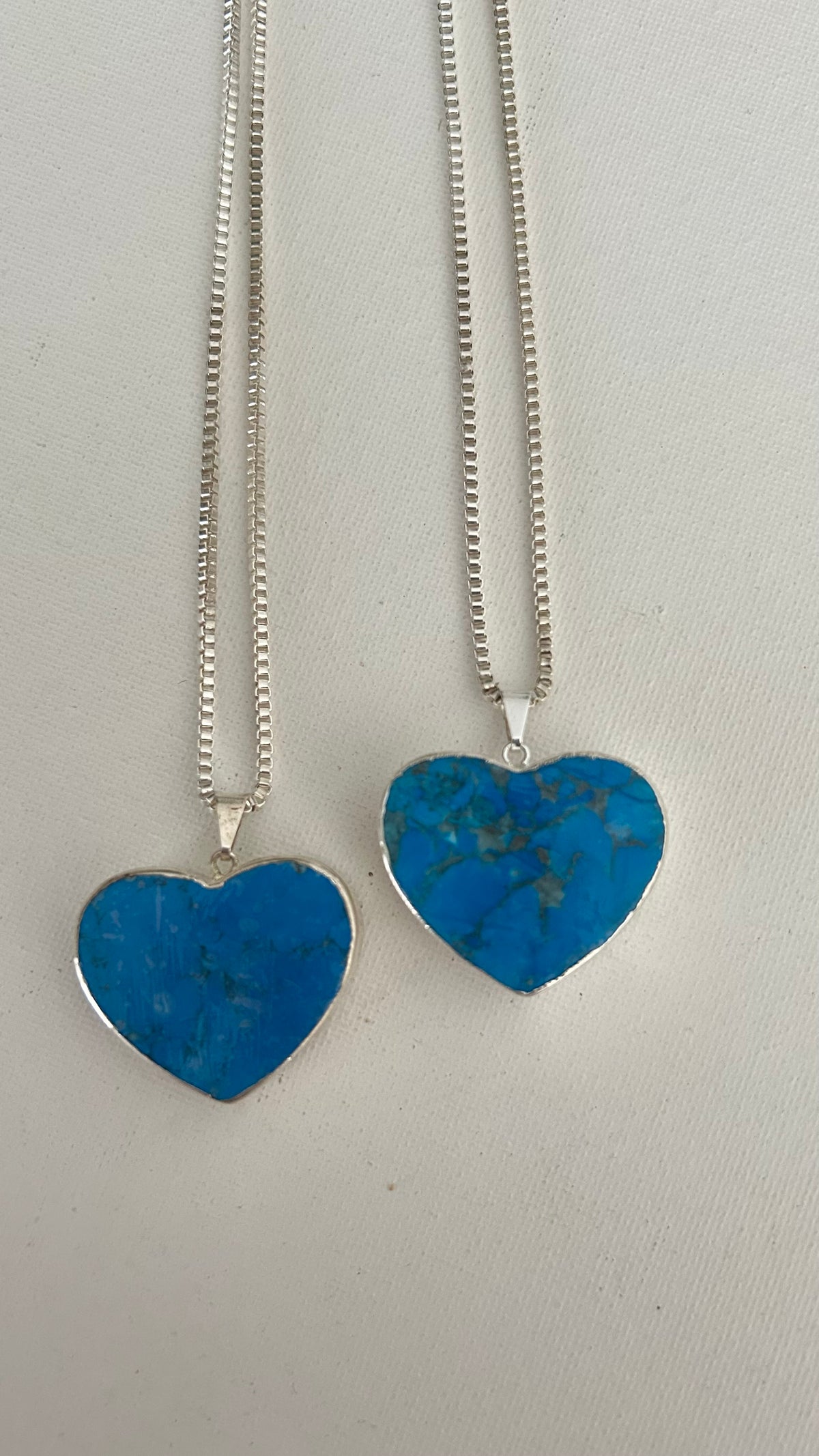 Corazones de amazonitas