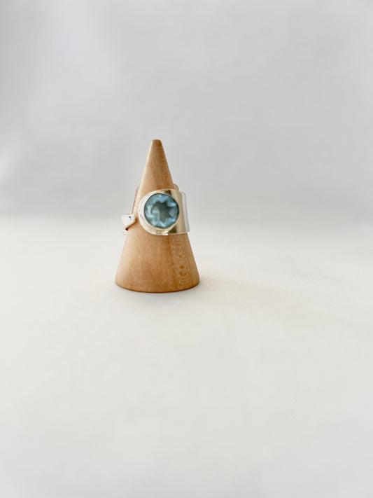 Anillo Aguamarina