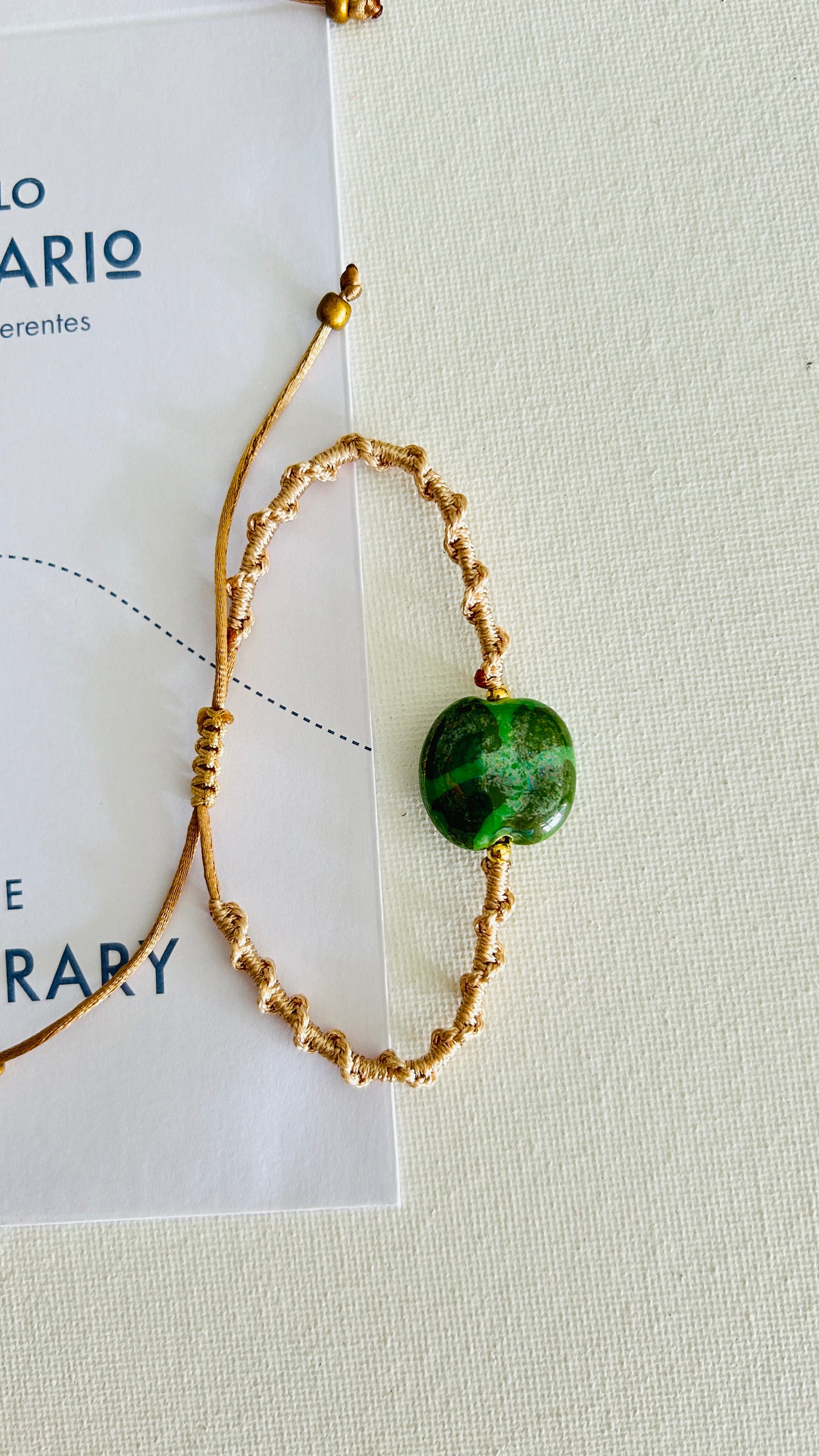 Pulseras cerámicas nudo espiral